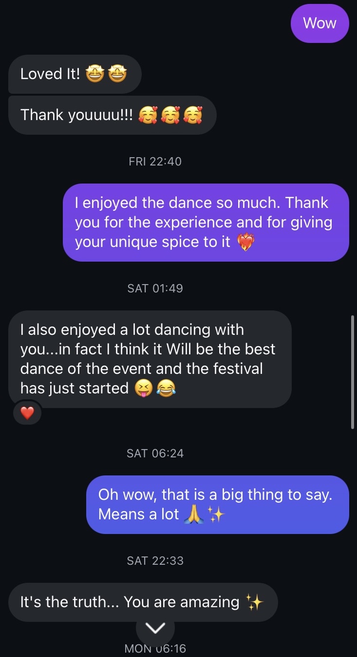 Message from follower